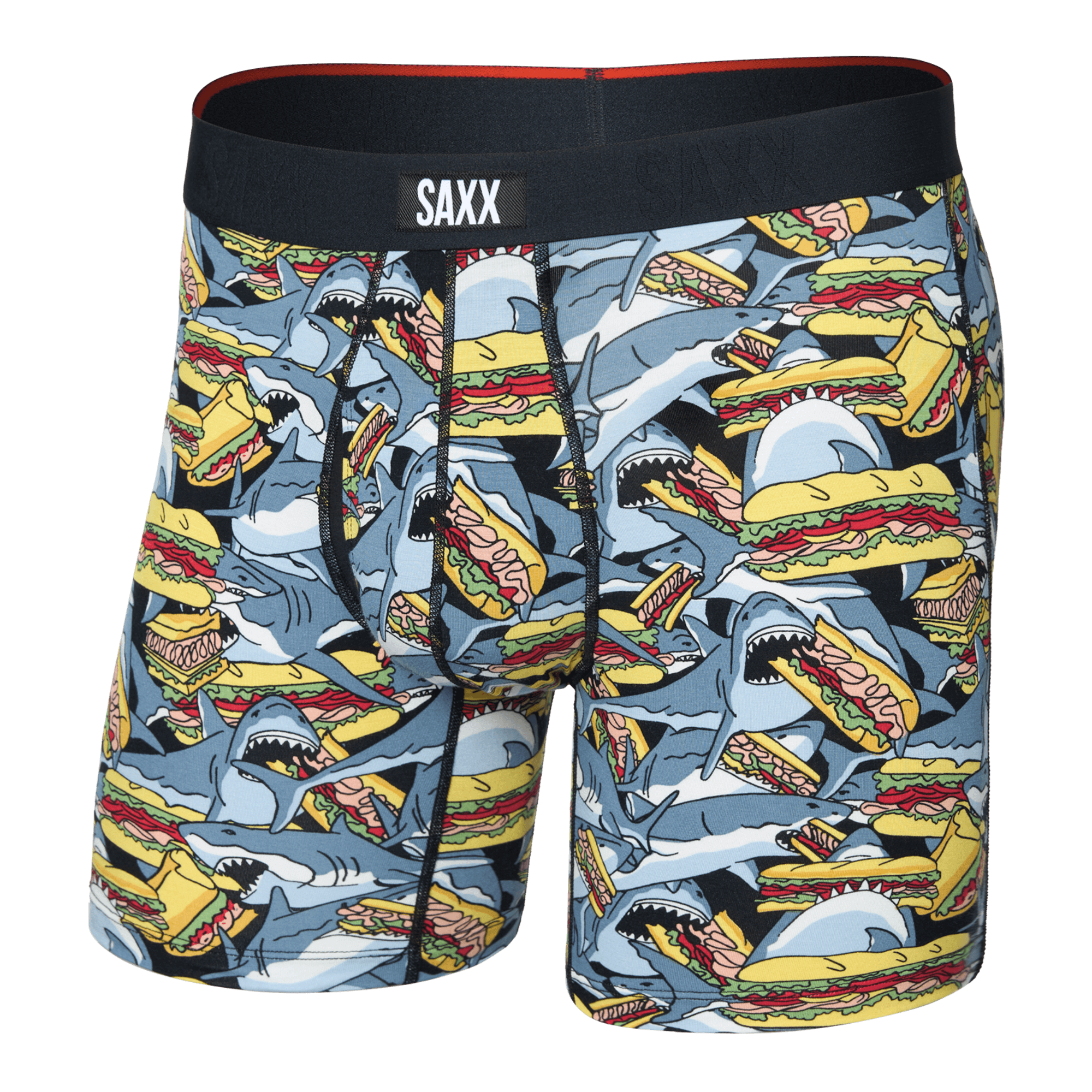 Saxx Vibe Xtra Soft Comfort Boxer Brief 6" – Shark Sub-Grey
