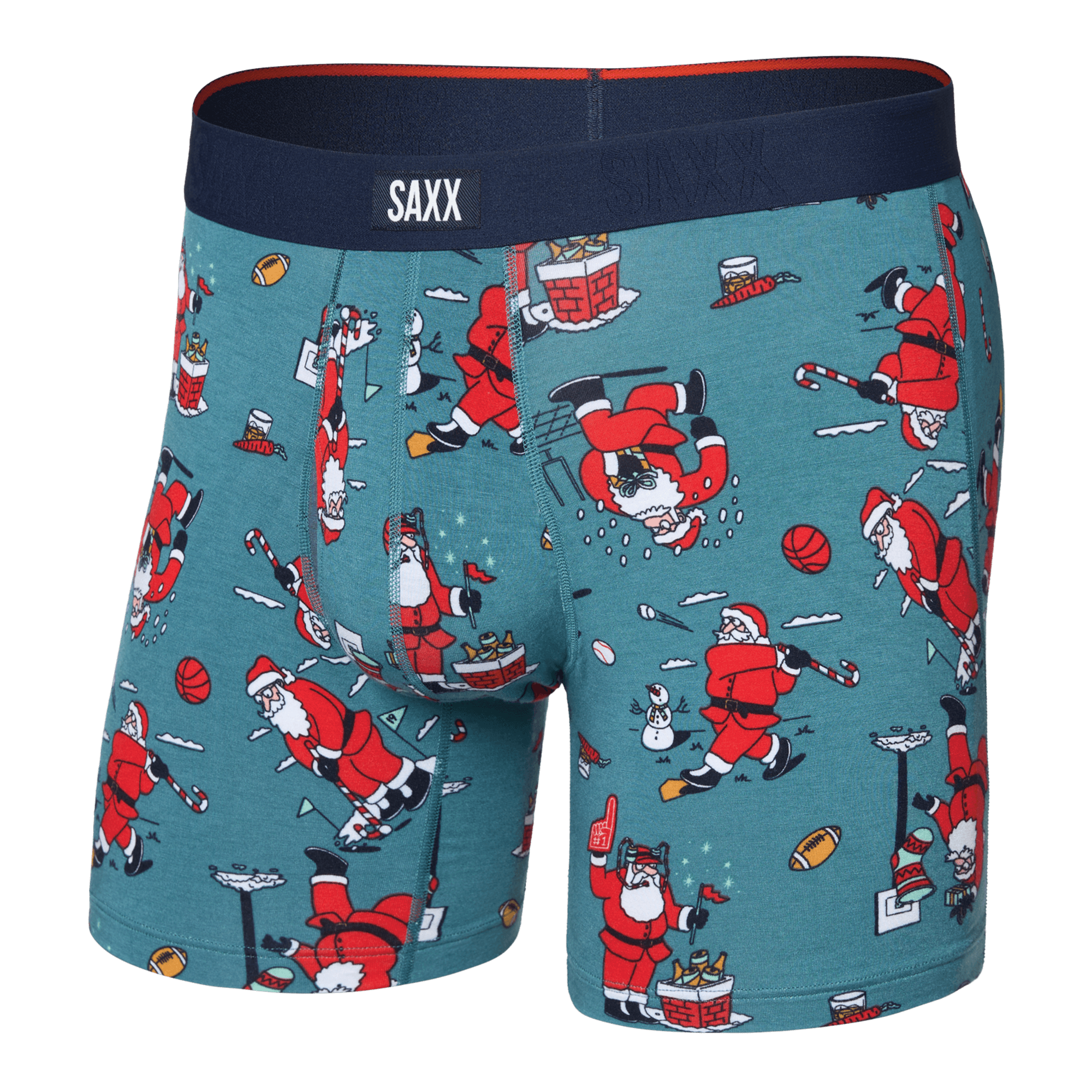 Saxx Vibe Xtra Soft Comfort Boxer Brief 6" – Santathalon- Seascape