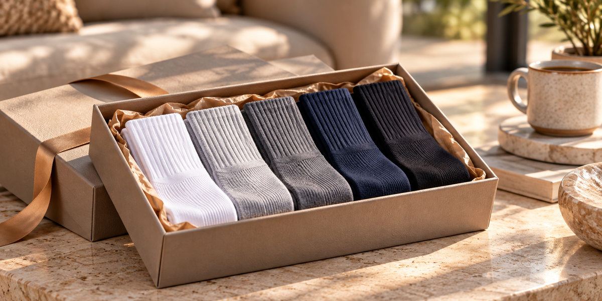 Sock gift box lifestyle