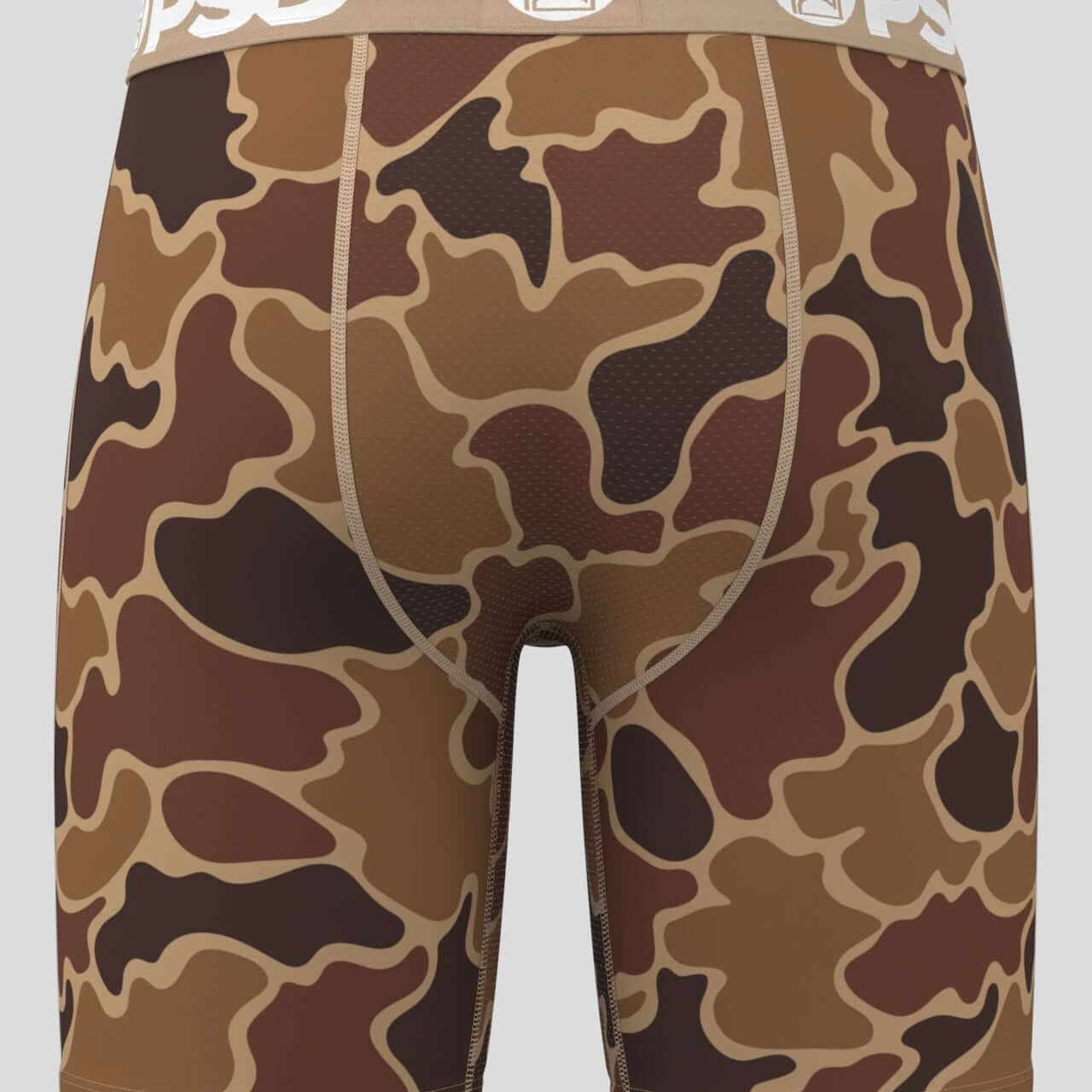 PSD Duck Camo 7" Boxer Briefs Breathable MicroMesh Stretch Fit