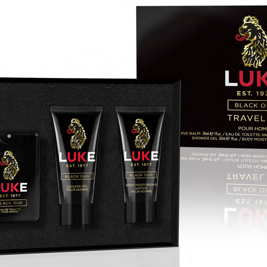 Luke 4 Piece Travel Kit - Black OUD