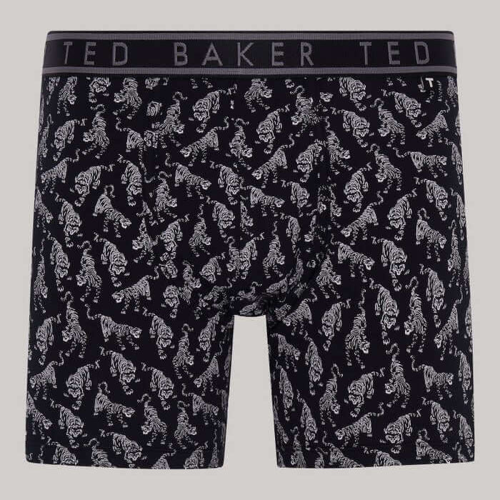 Ted Baker 3-Pack Boxer Briefs, Trekking Green/ Black Tiger/ Heather Grey
