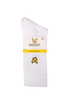 Lyle & Scott 3 Pack Hamilton Sport Socks - White