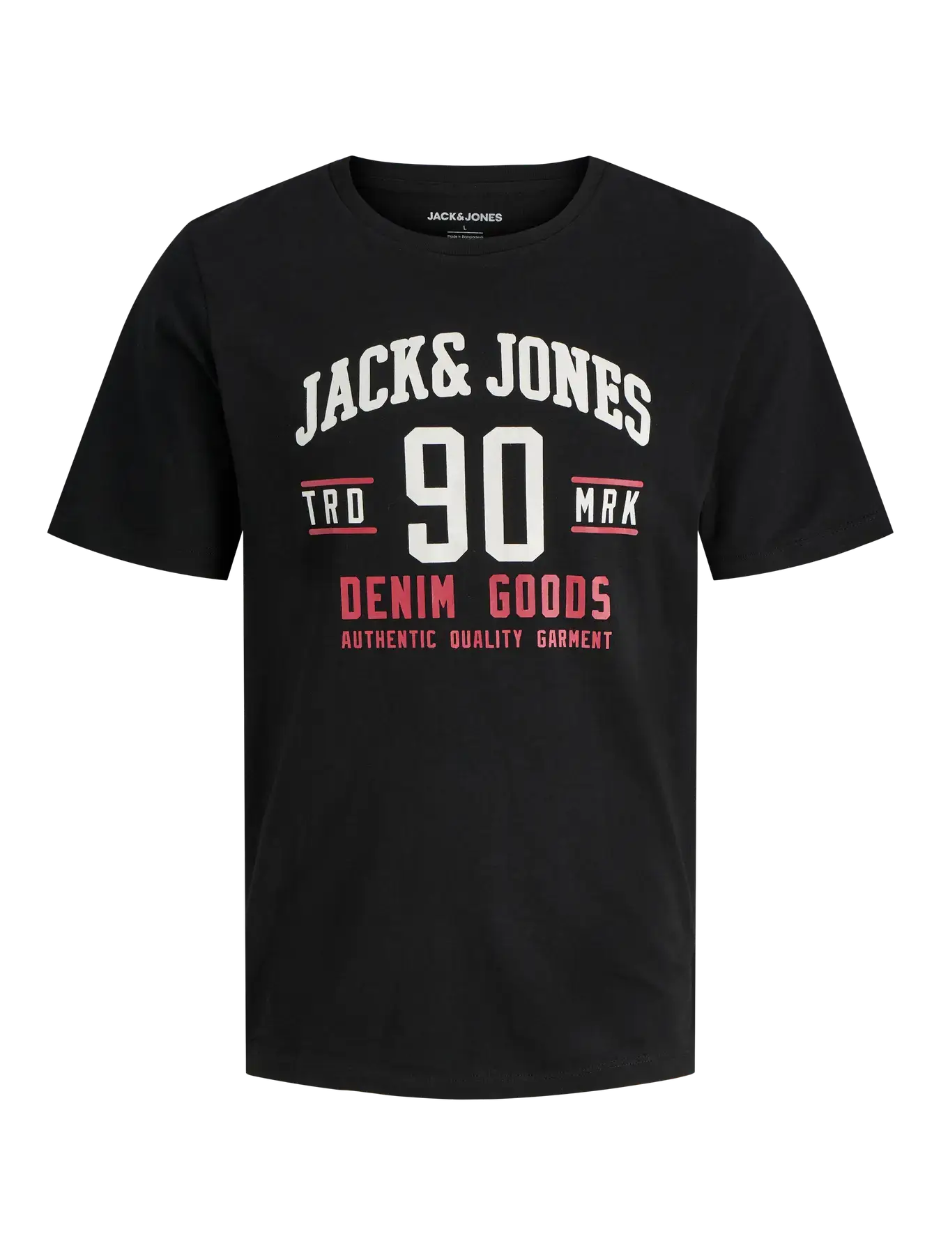Jack & Jones 3 Pack JJETHAN Crew Neck T-Shirts - Olive, Black & Moonbeam