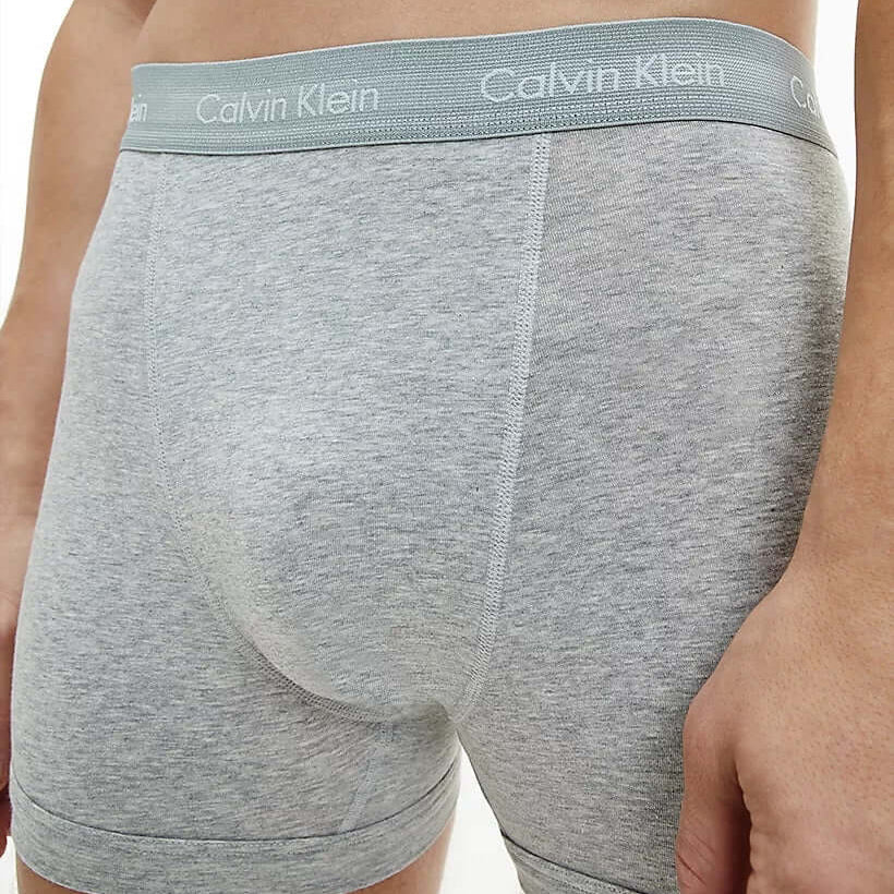Calvin Klein Underwear Trunks 3 Packs Pants - Black / Grey Heather / Punch Pink