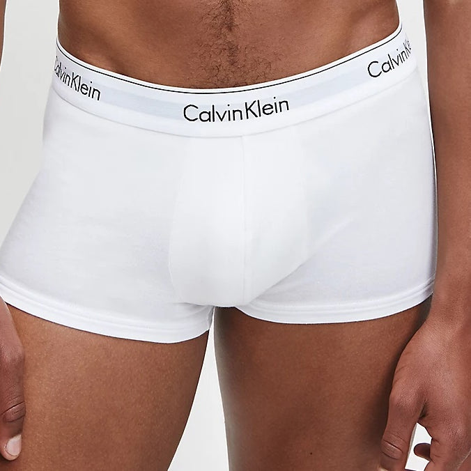 Calvin Klein 3 Pack Cotton Stretch – Low Rise Trunks ( Black / White / Grey )