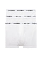 Calvin Klein 3 Pack Cotton Stretch – Low Rise Trunks ( White )