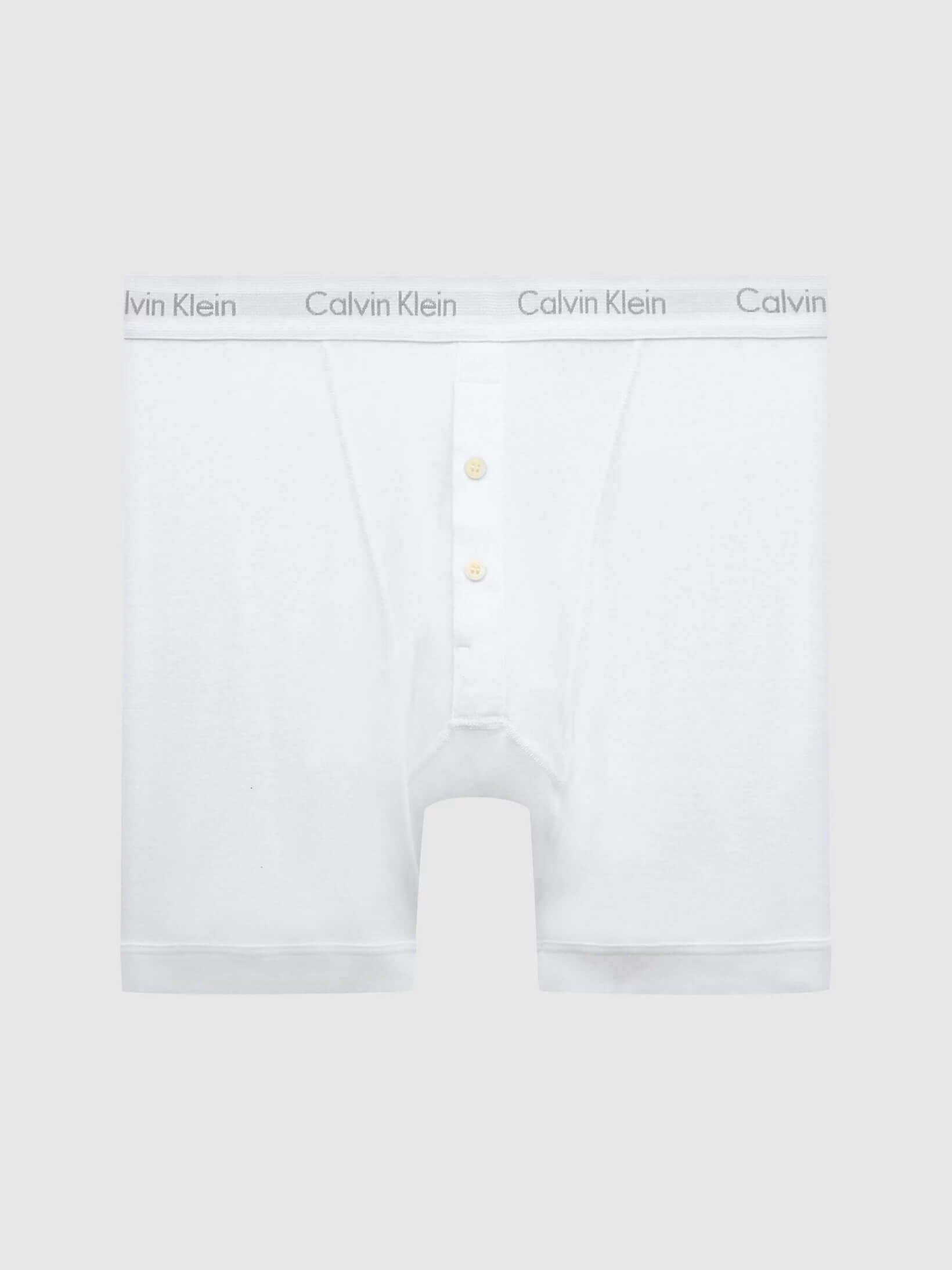 Calvin Klein Cotton Boxer Brief with Button Fly - 100% Cotton