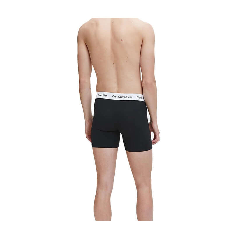 Calvin Klein 3 Pack Cotton Stretch Boxer Briefs - Black, 000NB1770A
