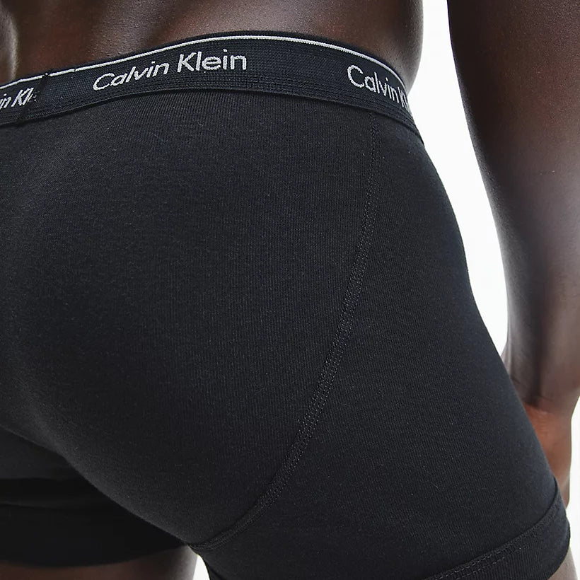 Calvin Klein 3 Pack Trunks - Pure Cotton Classics - Black