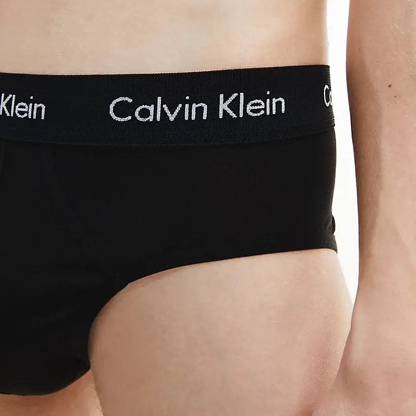 Calvin Klein 5 Pack Cotton Stretch Hip Briefs - Black