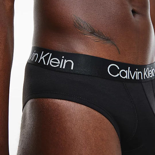Calvin Klein 3 Pack Briefs - Modern Structure, Black