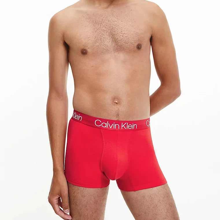 Calvin Klein 3 Pack Modern Structure Trunk - Black/ Exact/ Faded Grey