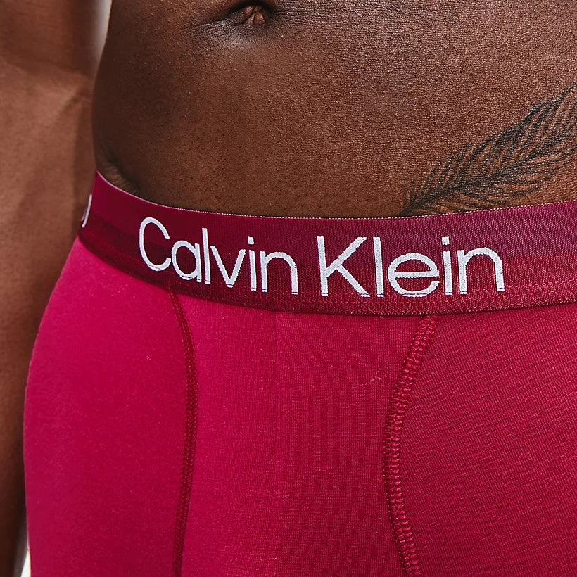 Calvin Klein 3 Pack Modern Structure Trunks - Boulevard / Grey / Black