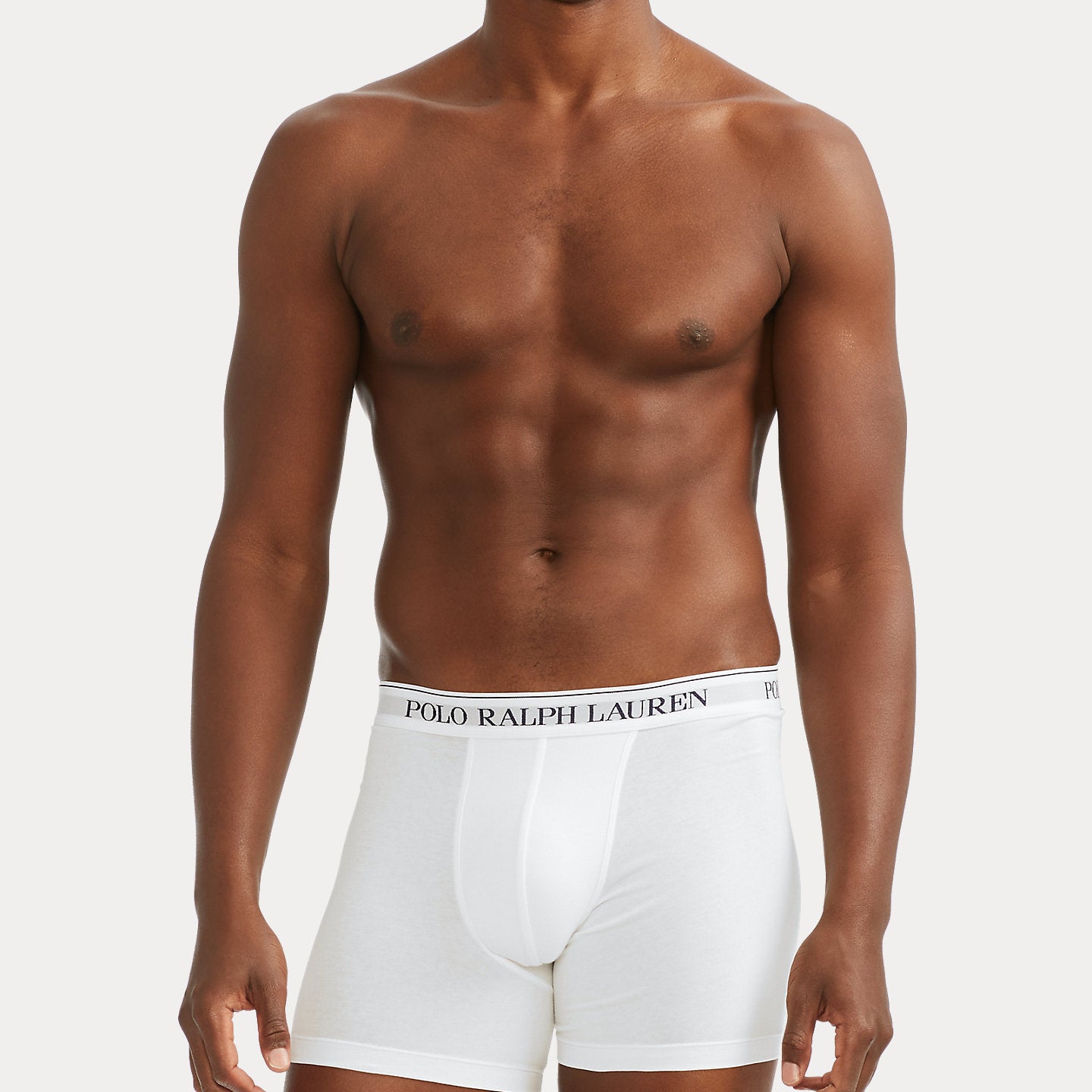 Polo Ralph Lauren 3 Pack Stretch Cotton Boxer Briefs - White / Heather / Black