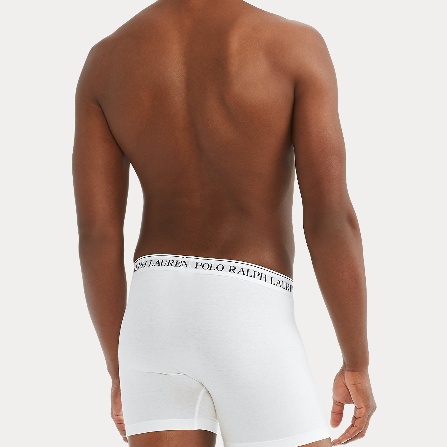 Polo Ralph Lauren 3 Pack Stretch Cotton Boxer Briefs - White / Heather / Black