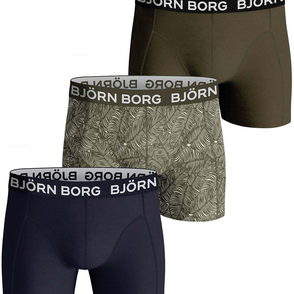 Björn Borg Core Boxer 3-pack , Green, Print - MP001