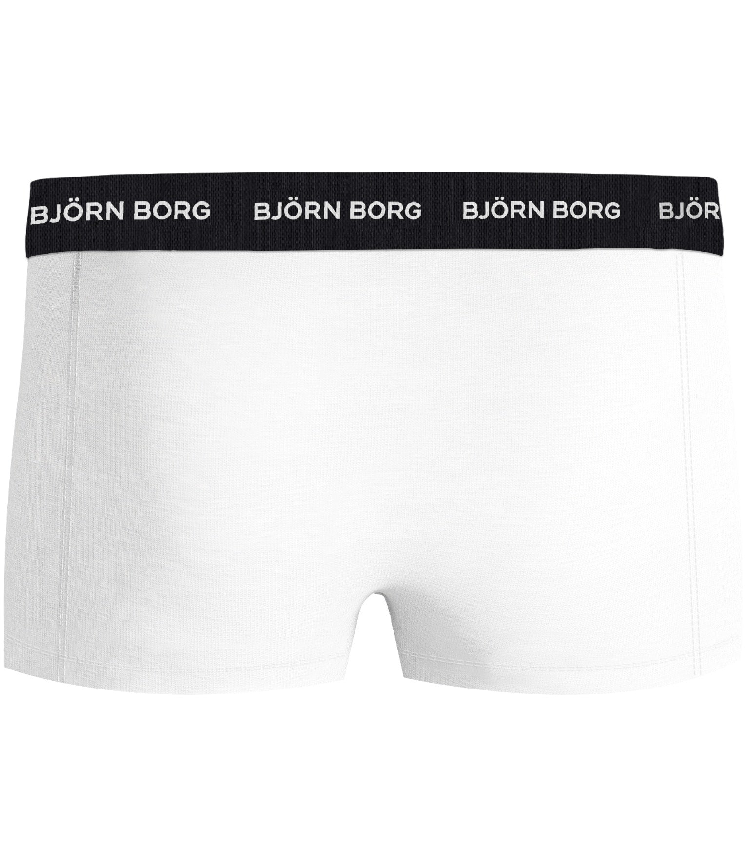 Björn Borg Men's Cotton Stretch Trunks 3 Pack - Black / Blue / White