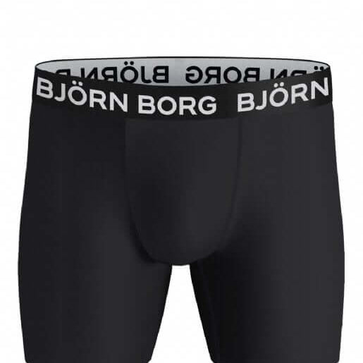 Björn Borg Performance Boxer 3-pack - Black/Green/Print