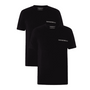Emporio Armani 2 Pack Crew Neck T-Shirt - Black