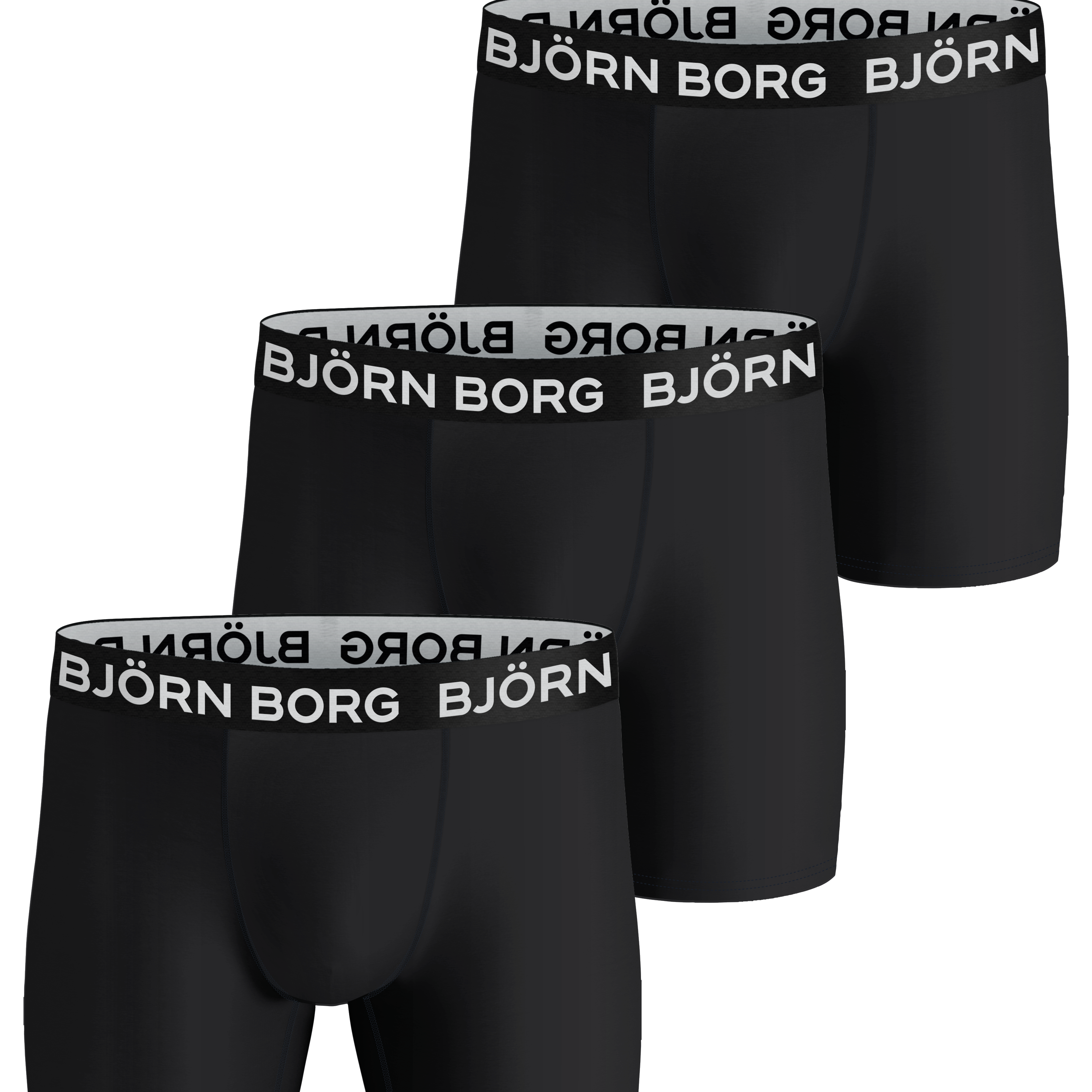 Björn Borg Performance Boxer 3-pack - Black