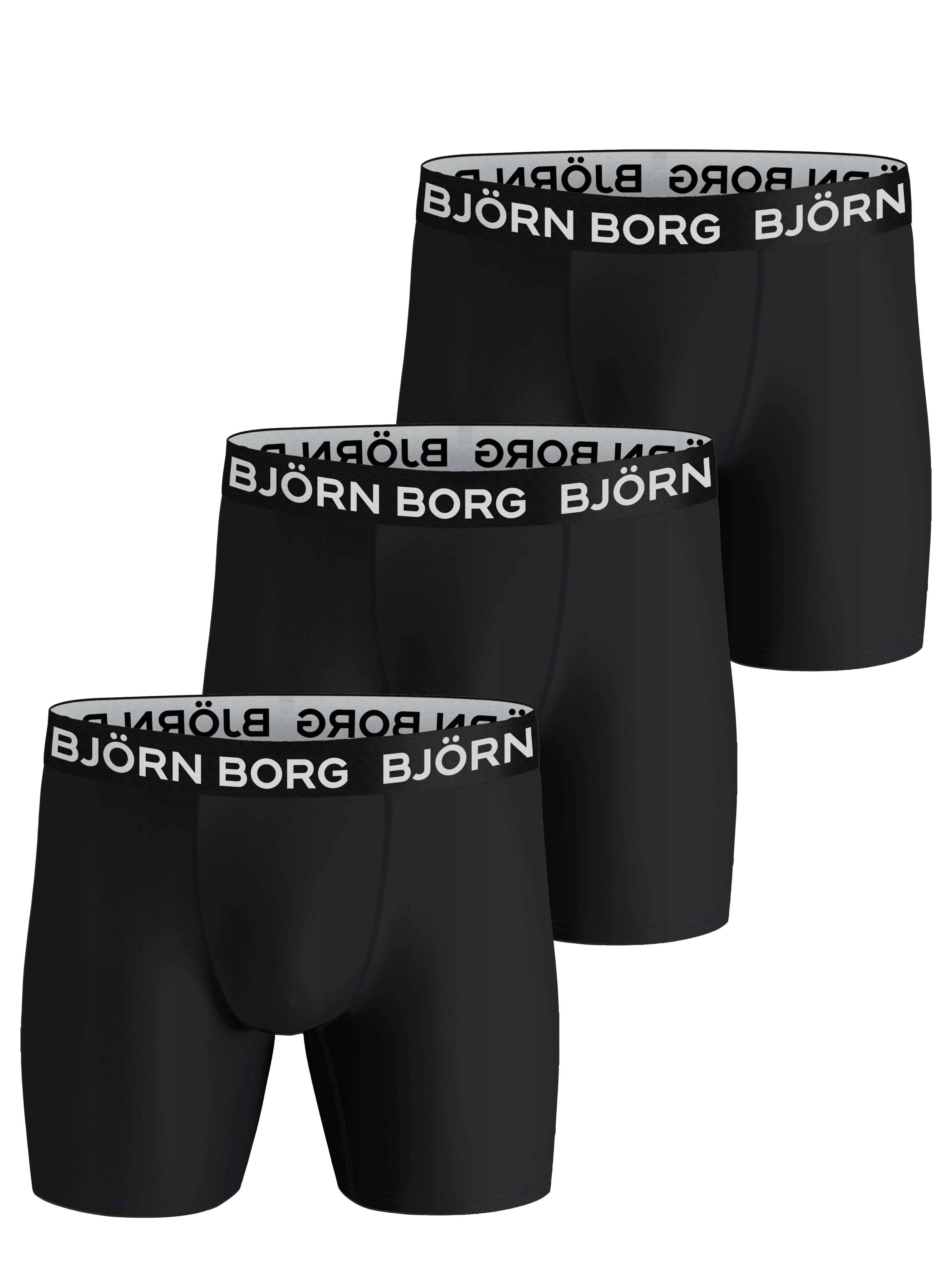 Björn Borg Performance Boxer 3-pack - Black