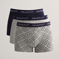 Gant Stretch Cotton Icon G Trunks, Pack of 3