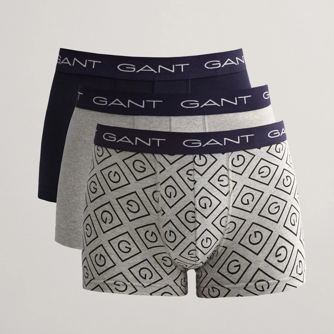 Gant Stretch Cotton Icon G Trunks, Pack of 3