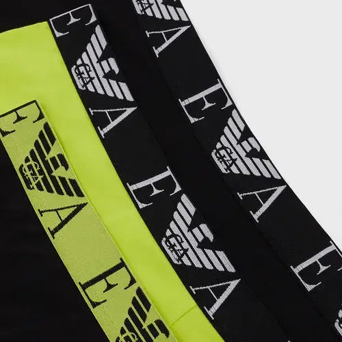 Emporio Armani 3 Pack Trunks - Bold Monogram logo waistband
