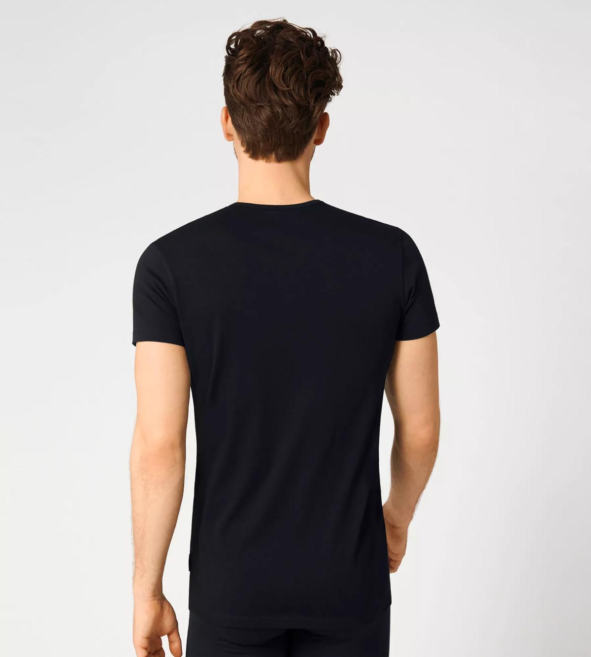 Sloggi Round Neck 2 PACK T-Shirts-Black