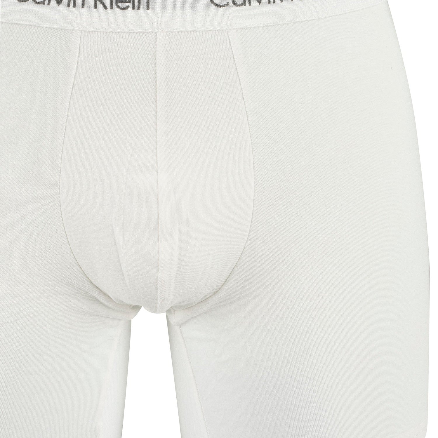 Calvin Klein Cotton Stretch 3 Pack Boxer Briefs - White / B&W Stripe / Black