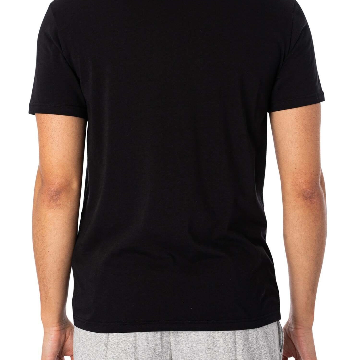 Emporio Armani 2 Pack Crew Neck T-Shirt - Black