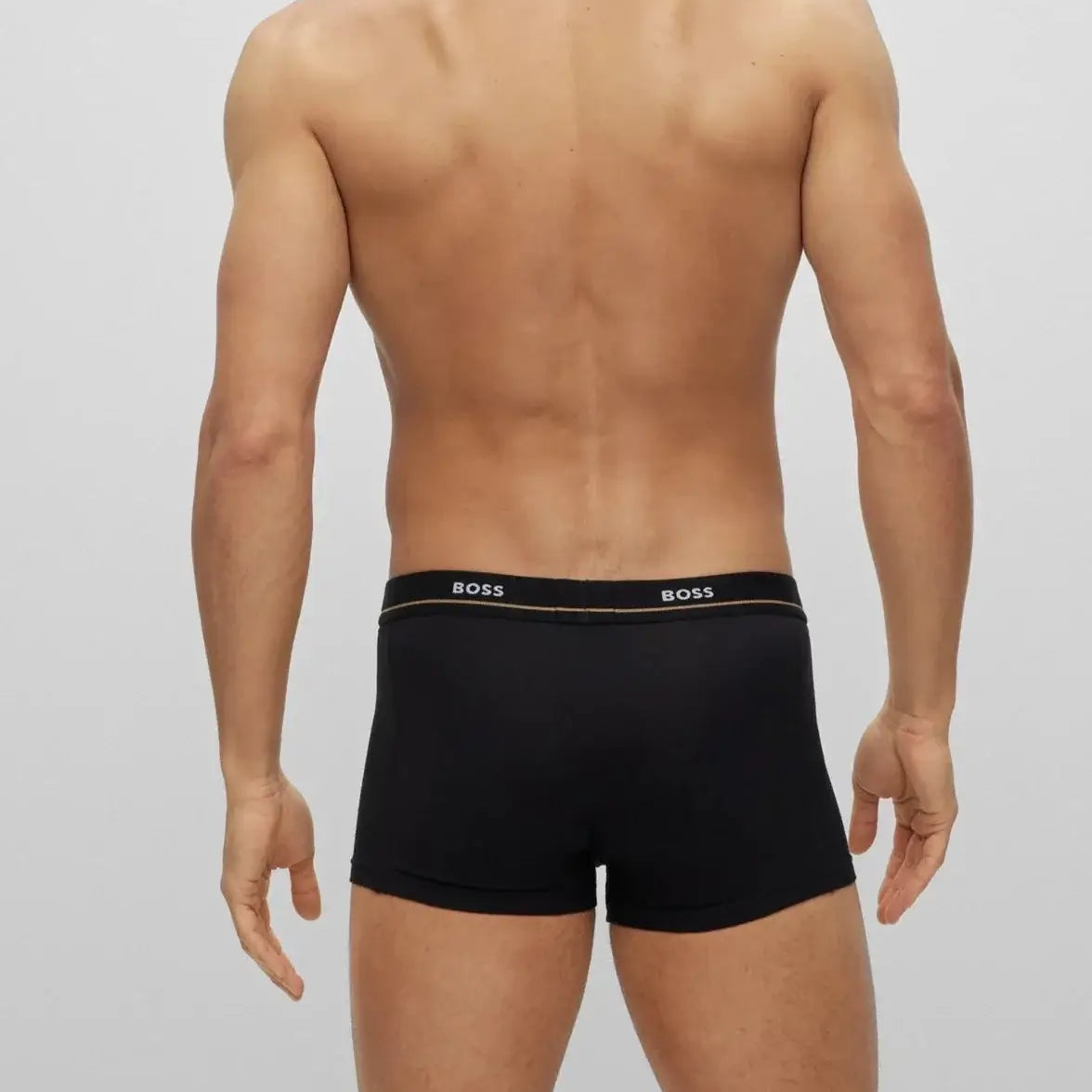 Boss - 5 Pack Cotton Stretch Trunks with Logo Waistbands - Multicolour