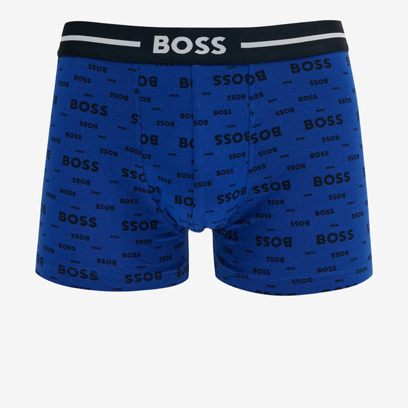 Boss 3 Pack of Stretch-Cotton Trunks - Blue, Black, Green