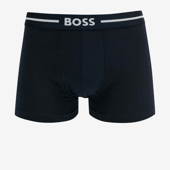 Boss 3 Pack of Stretch-Cotton Trunks - Blue, Black, Green