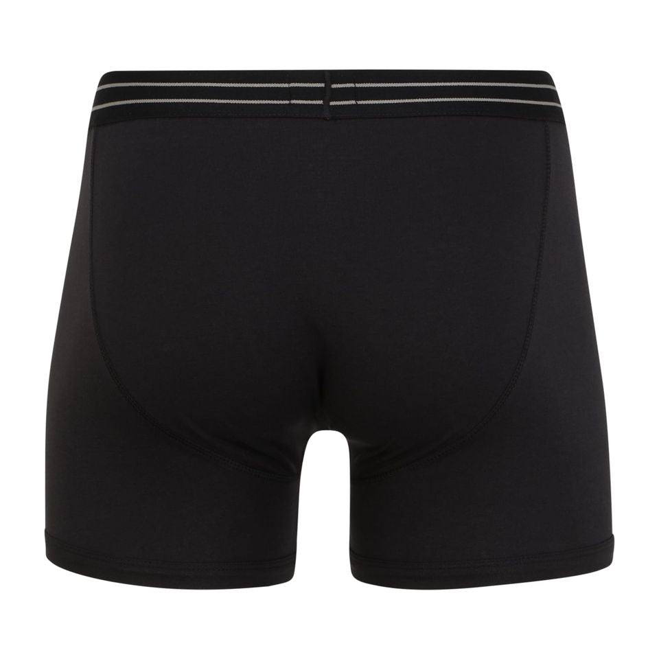 Lyle & Scott 3 Pack Lewis Men's Button Fly Boxer Trunks - Black