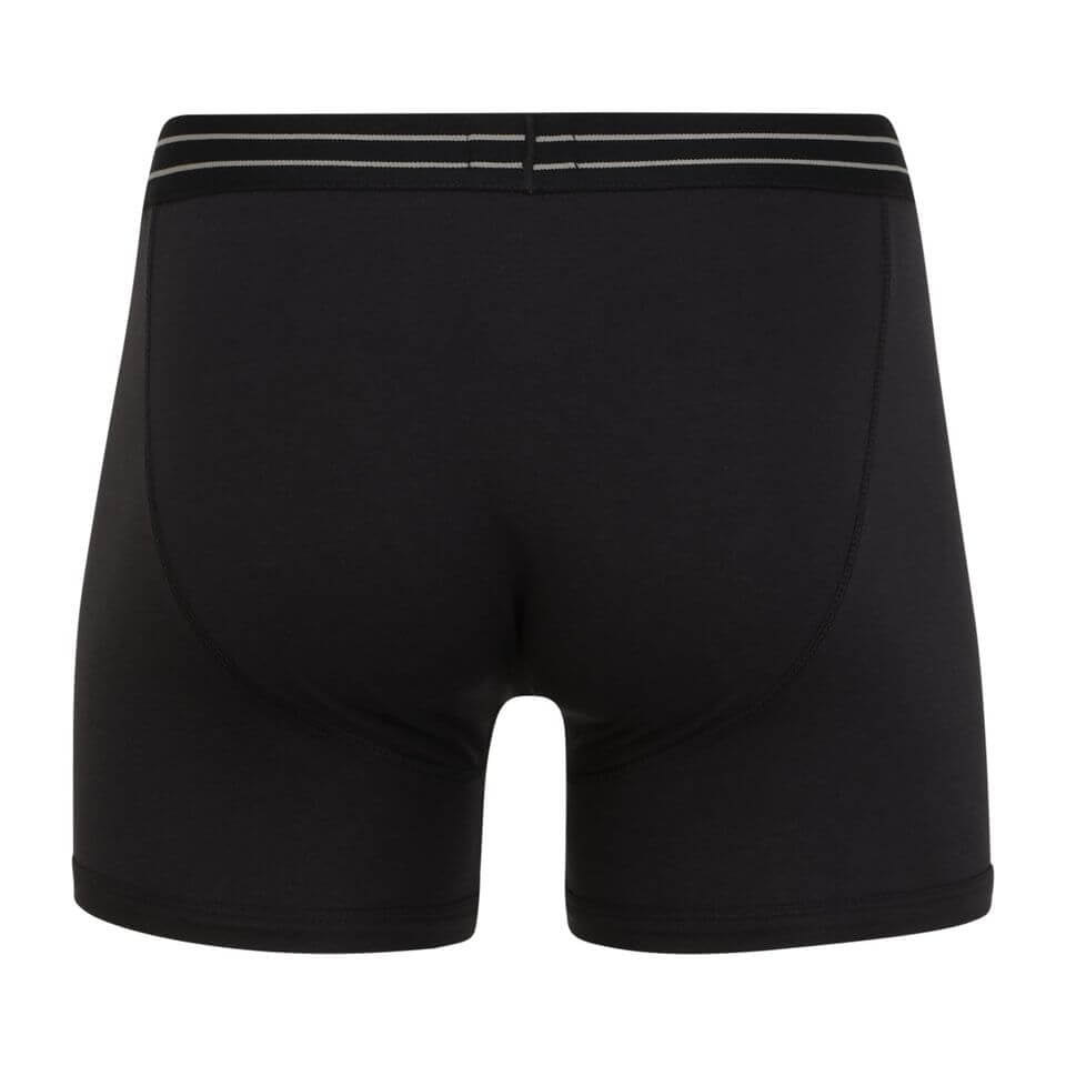 Lyle & Scott 3 Pack Lewis Men's Button Fly Boxer Trunks - Black