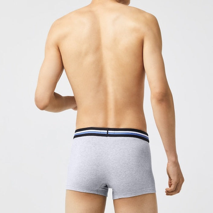 Lacoste - Pack Of 3 Iconic Trunks - With Three Tone Waistband
