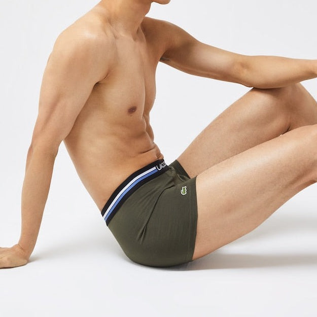 Lacoste - Pack Of 3 Iconic Trunks - With Three Tone Waistband
