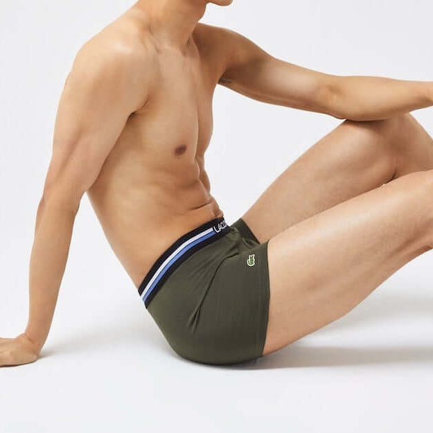 Lacoste - Pack Of 3 Iconic Trunks - With Three Tone Waistband