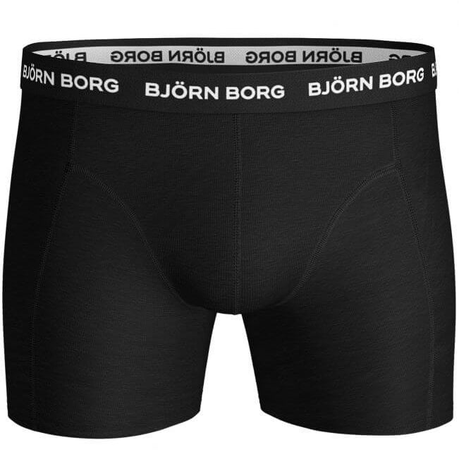 Björn Borg Solid Essential Boxer Shorts - 5PACK - Red/White/Black/Blue