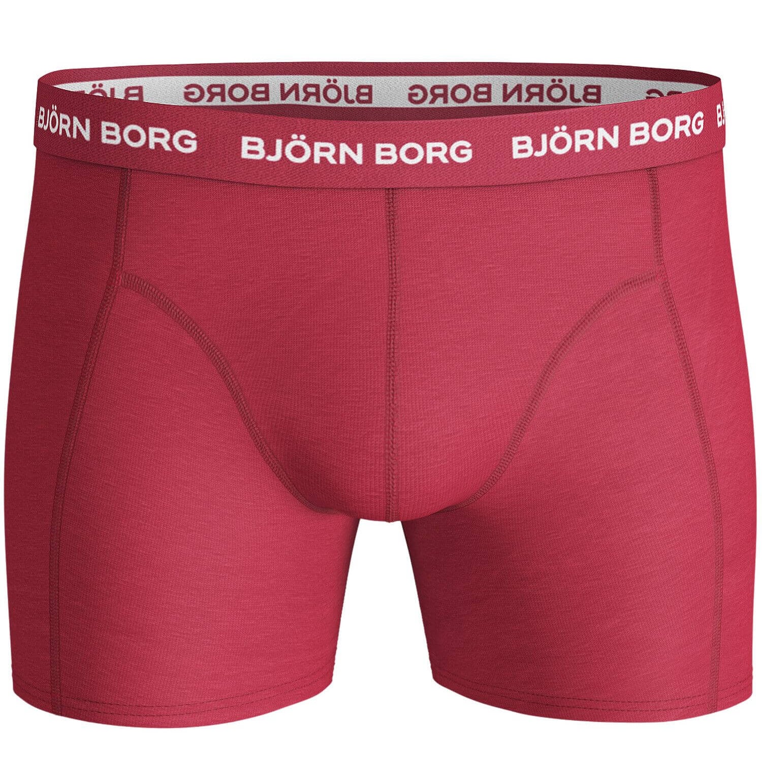 Björn Borg Solid Essential Boxer Shorts - 5PACK - Red/White/Black/Blue