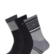 Calvin Klein 3 PACK Lightweight Organic Cotton - BLACK