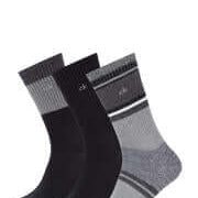 Calvin Klein 3 PACK Lightweight Organic Cotton - BLACK