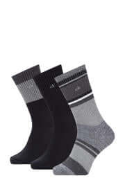 Calvin Klein 3 PACK Lightweight Organic Cotton - BLACK