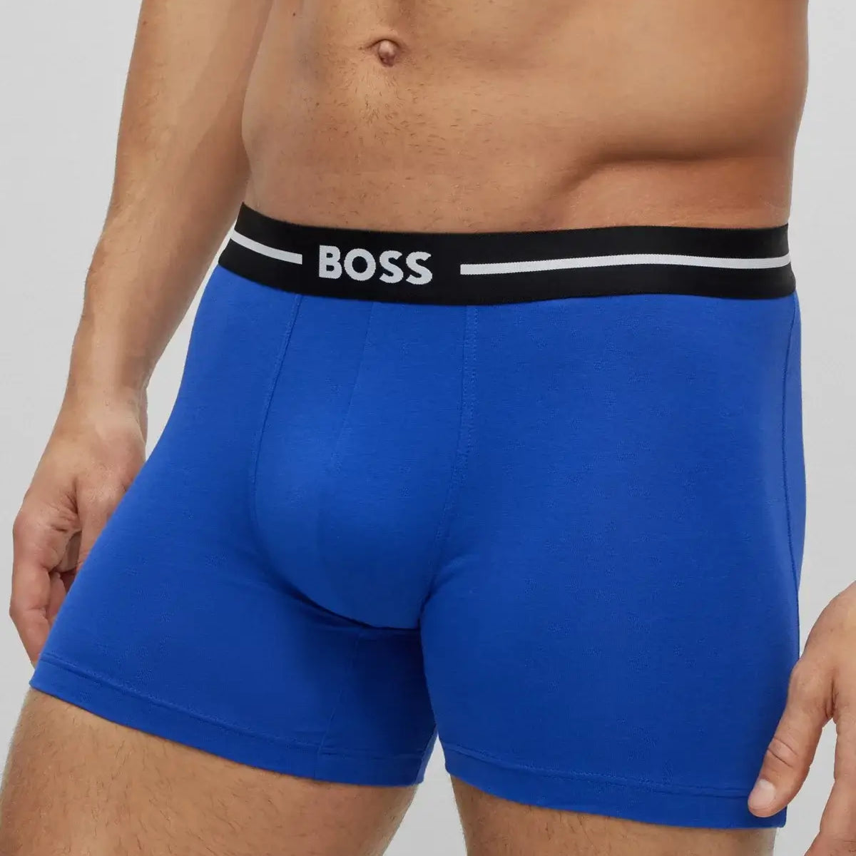 Boss 3 Pack of Stretch Cotton Boxer Briefs - BGN