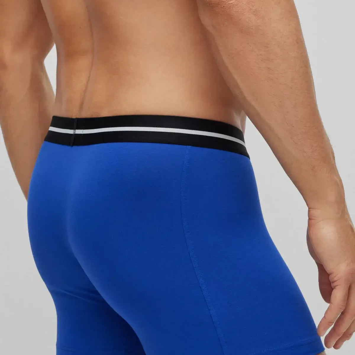 Boss 3 Pack of Stretch Cotton Boxer Briefs - BGN