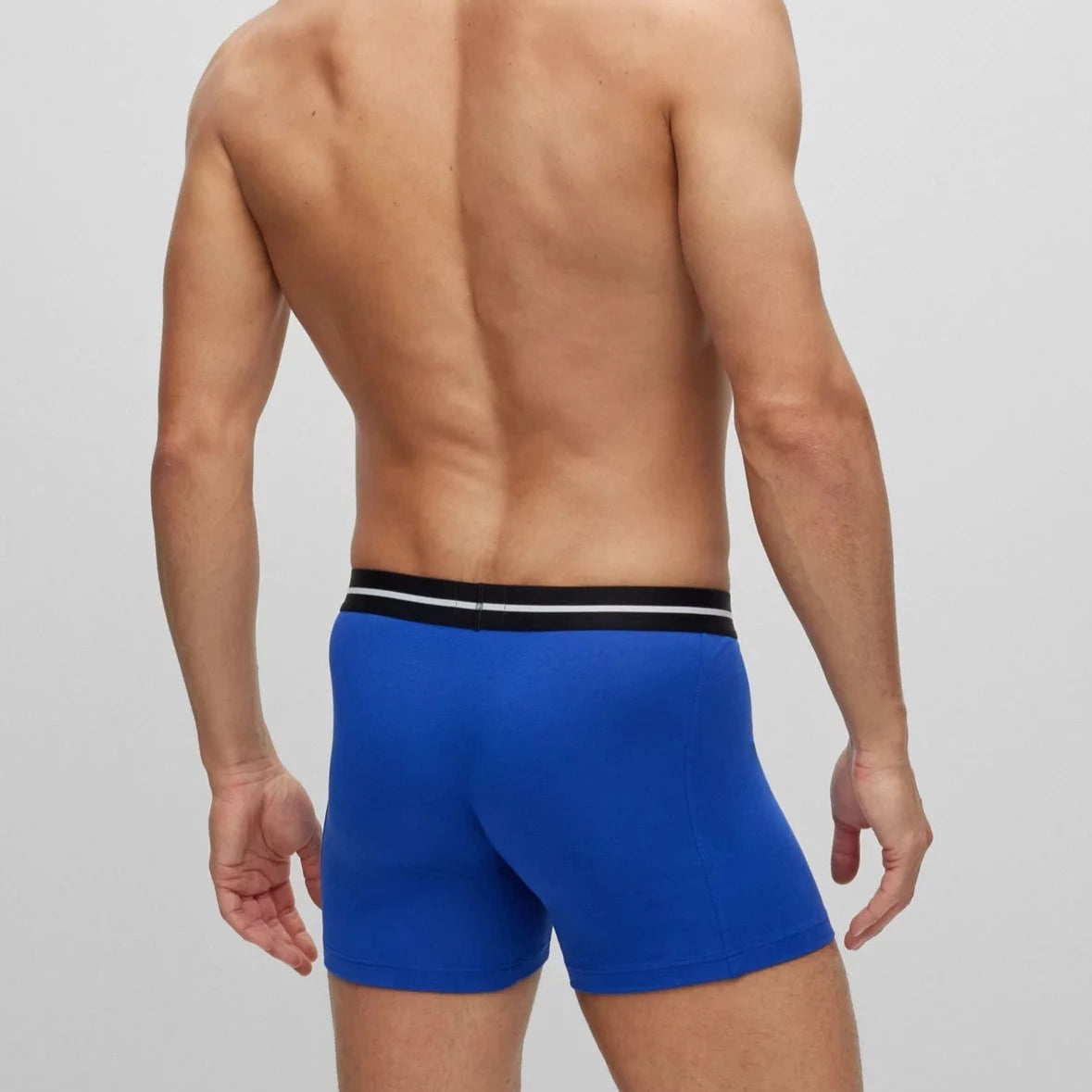 Boss 3 Pack of Stretch Cotton Boxer Briefs - BGN