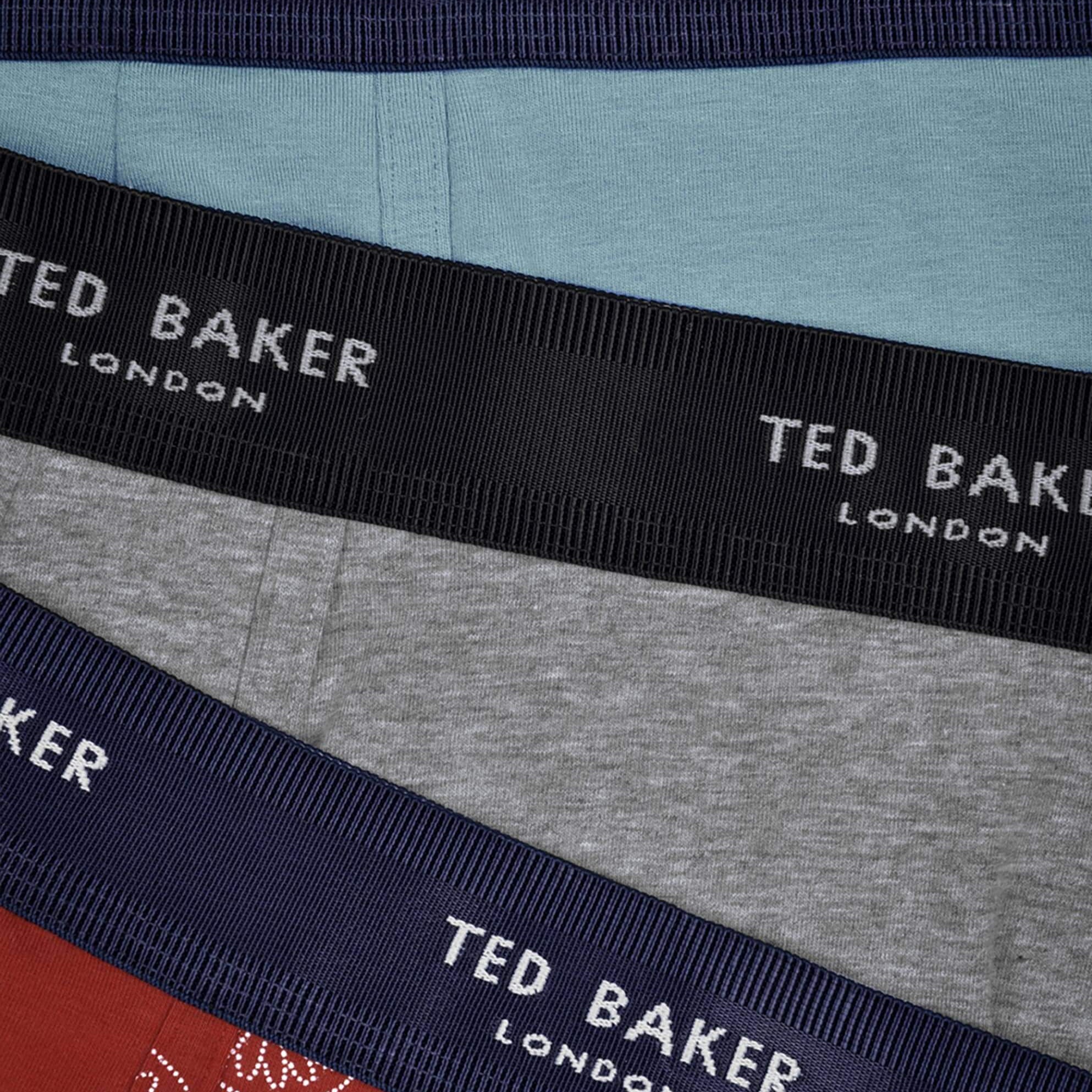 Ted Baker 3 Pack Fashion Cotton Stretch Trunks - Buuses