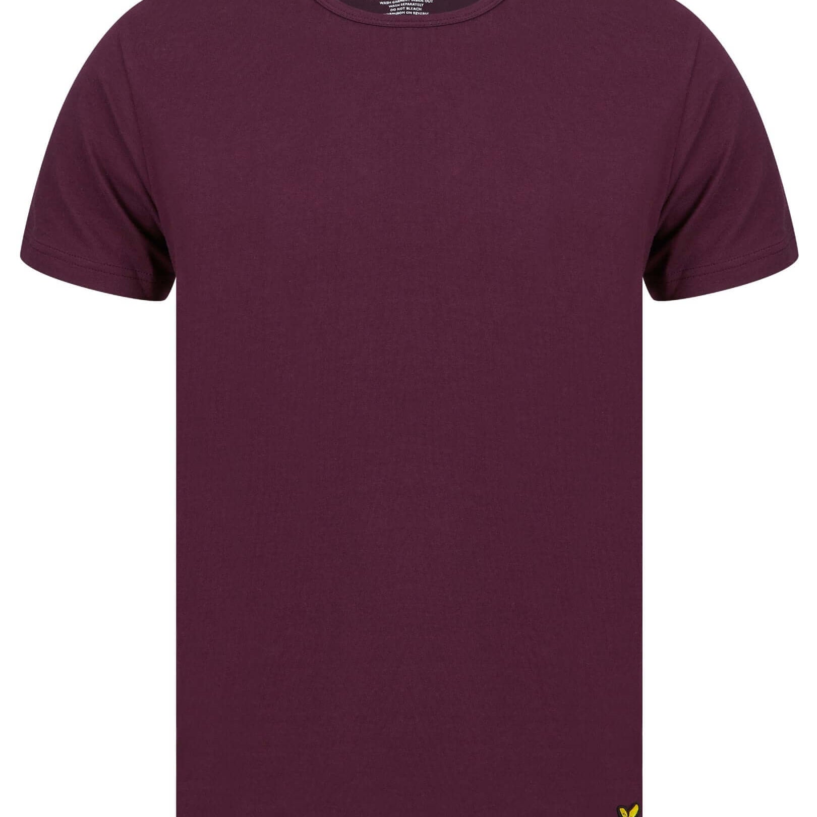 Lyle & Scott 3 Pack 3 Pack August Multi T Shirts - (Wine Tasting - Peacoat - Grey Marl)